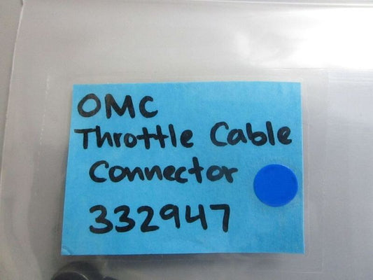 *NEW OEM* 0770 OMC Johnson Evinrude Throttle Cable Connector 332947 0332947