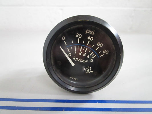 NEW OEM 350-506 1 221 015 042A VDO 80PSI 12V Oil Pressure Gauge 0820