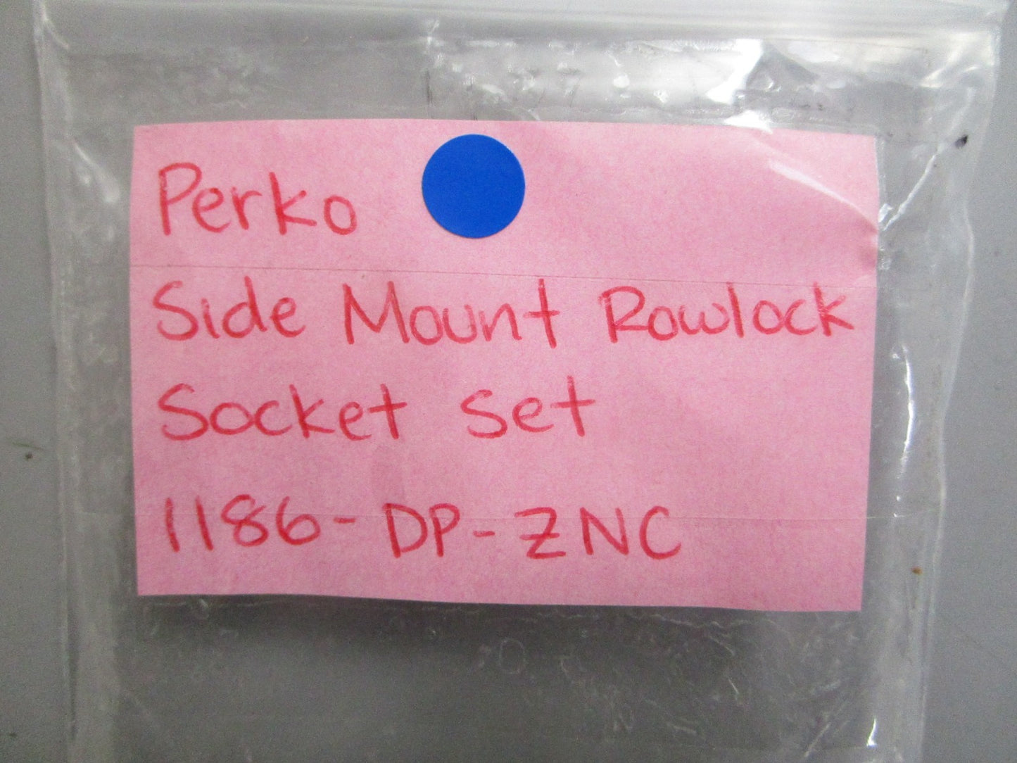 *NEW* 0820 Perko Side Mount Rowlock Socket Set 1186-DP-ZNC