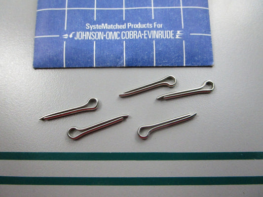 NEW OEM (LOT OF 5) 328522 0328522 OMC Johnson Evinrude Cotter Pin 0810