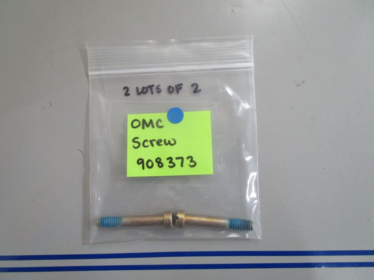 *NEW OEM* (LOT OF 2) 0770 OMC Johnson Evinrude Screw 908373 0908373