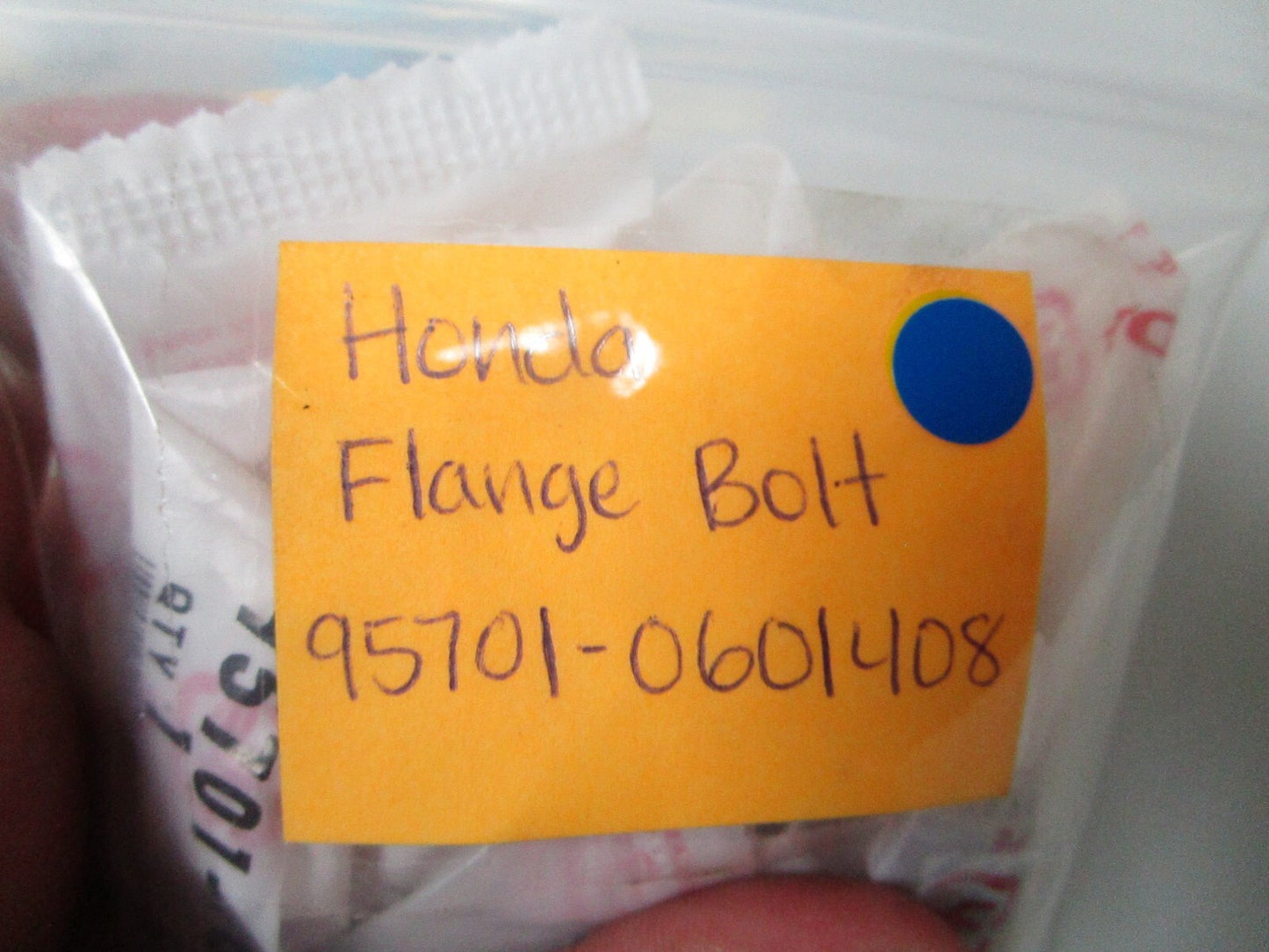 *NEW OEM* (LOT OF 2) 0810 Honda Flange Bolt 95701-0601408