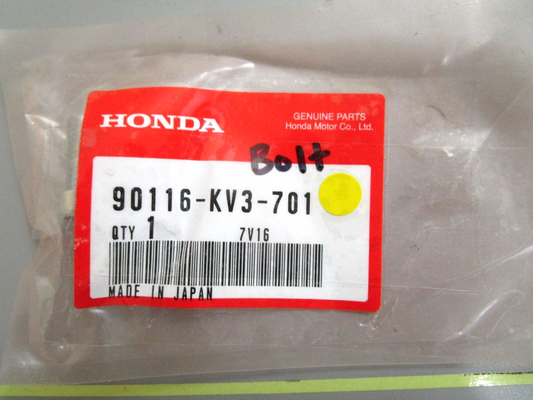 *NEW OEM* 0750 Honda BOLT 90116-KV3-701