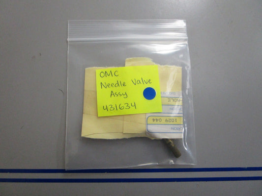 *NEW OEM* 0810 OMC Johnson Evinrude Needle Valve Assembly 431634 0431634