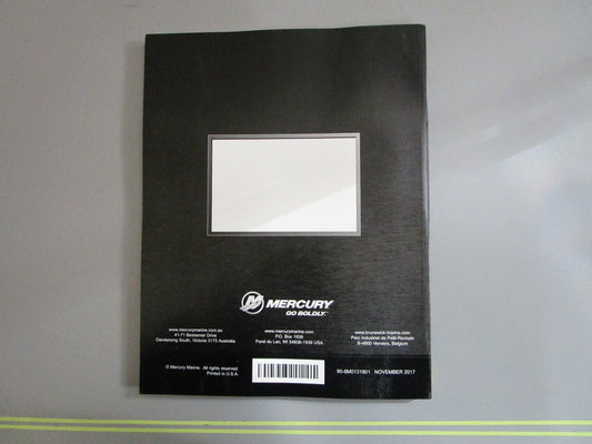 *NEW OEM* 0820 Mercury Quicksilver 2-Stroke Outboard Service Manual 90-8M0131801