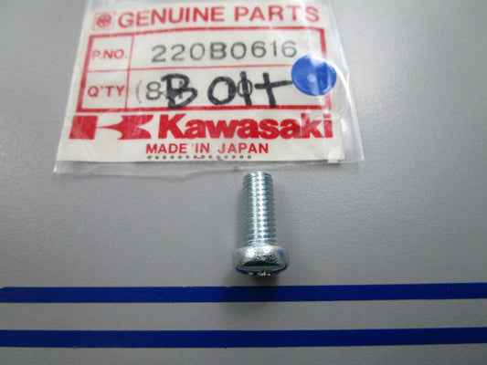 NEW OEM Kawasaki 220B0616 Bolt 0810