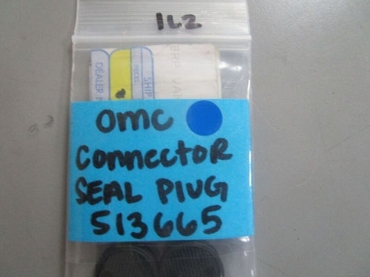 *NEW OEM* (LOT OF 2) 0770 OMC Johnson Evinrude Connector Seal Plug 513665 513665