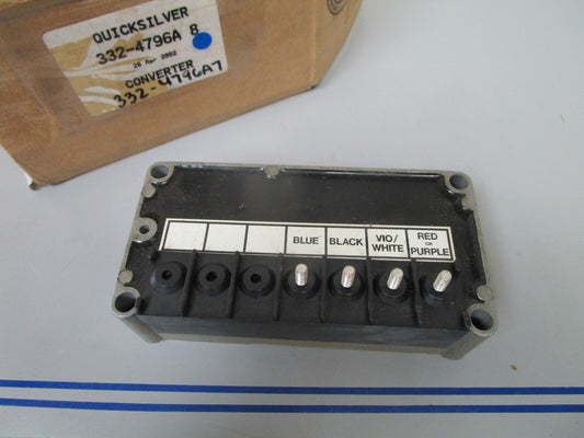 *NEW OEM* 0720 Mercury Quicksilver Converter 332-4796A8 332-4796A7
