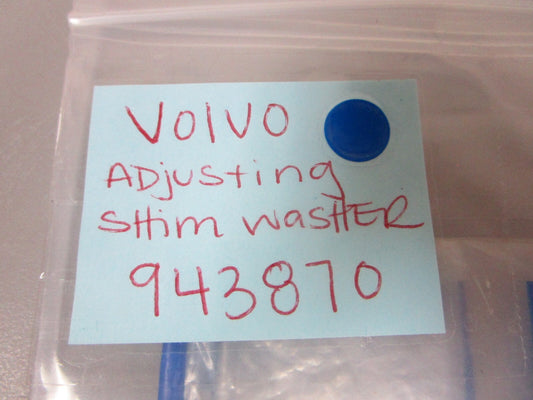 *NEW OEM* (LOT OF 2) 0810 Volvo Penta Adjusting Shim Washer 943870
