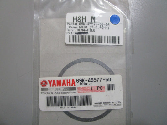 *NEW OEM* 0810 Yamaha Shim T:0.40MM 69K-45577-50-00