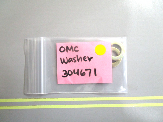 *NEW OEM* (LOT OF 2) 0750 OMC Johnson Evinrude WASHER 304671 0304671