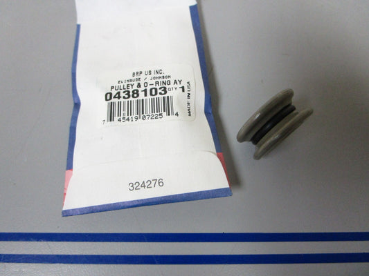 *NEW OEM* 0810 OMC Johnson Evinrude Pulley & O-Ring Assembly 438103 0438103