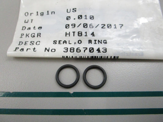 NEW OEM (LOT OF 2) 3867043 Cummins O-Ring Seal 0810