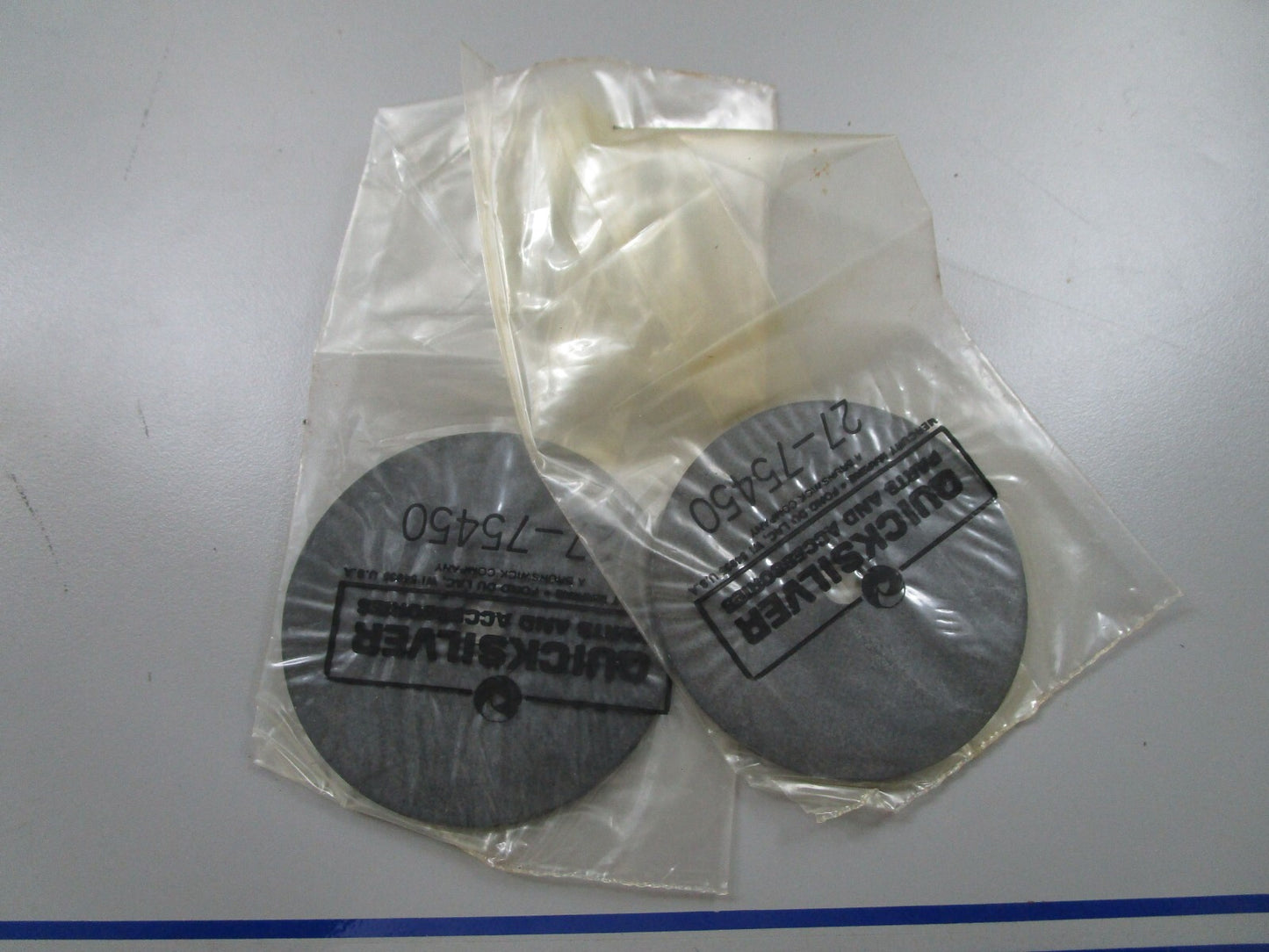 *NEW OEM* (LOT OF 2) 0770 Mercury Quicksilver End Cap Gasket 27-75450