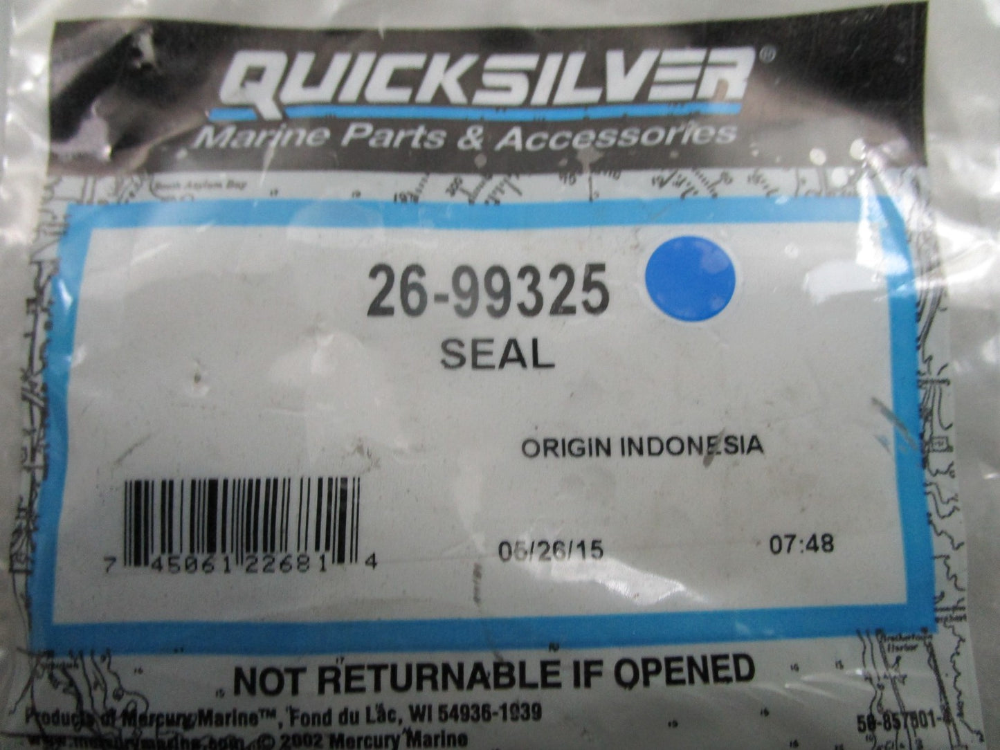 *NEW OEM* 0810 Mercury Quicksilver Seal 26-99325