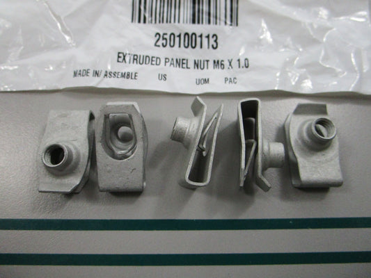 NEW OEM (LOT OF 5) 250100113 Can-Am Panel Nut 0810