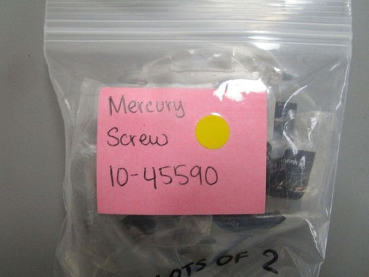*NEW OEM* (LOT OF 2) 0770 Mercury Quicksilver Screw 10-45590