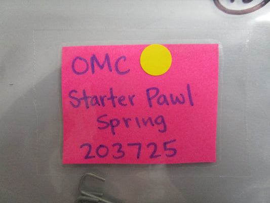 *NEW OEM* 0810 OMC Johnson Evinrude Starter Pawl Spring 203725 0203725
