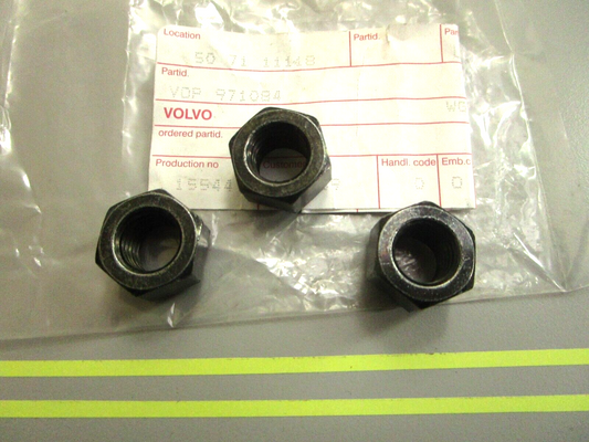 *NEW OEM* (LOT OF 3) 0750 Volvo Penta LOCK NUT 971084
