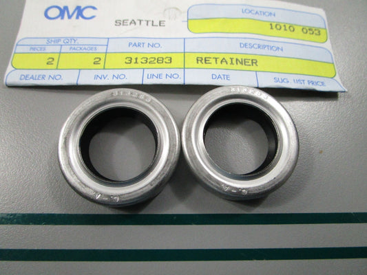 NEW OEM (LOT OF 2) 313283 0313283 OMC Johnson Evinrude Retainer 0810