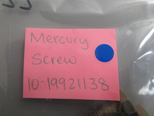 *NEW OEM* (LOT OF 2) 0810 Mercury Quicksilver Screw 10-19921138