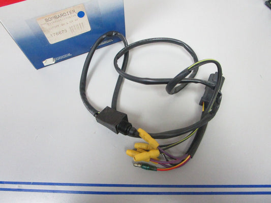 *NEW OEM* 0810 OMC Johnson Evinrude Cut-Off Switch & Cable Ay 176673 0176673