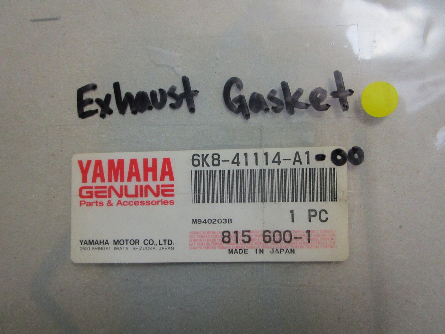 *NEW OEM* 0750 Yamaha EXHAUST GASKET 6K8-41114-A1-00