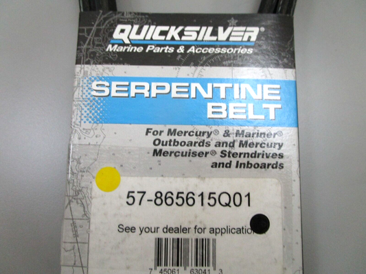 *NEW OEM* 0750 Mercury Quicksilver  SERPENTINE BELT 57-865615Q01
