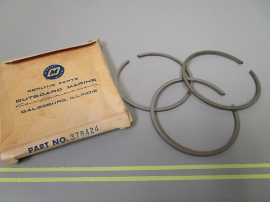 *NEW OEM* 0810 OMC Johnson Evinrude 3 Piston Ring Set 378424 0378424