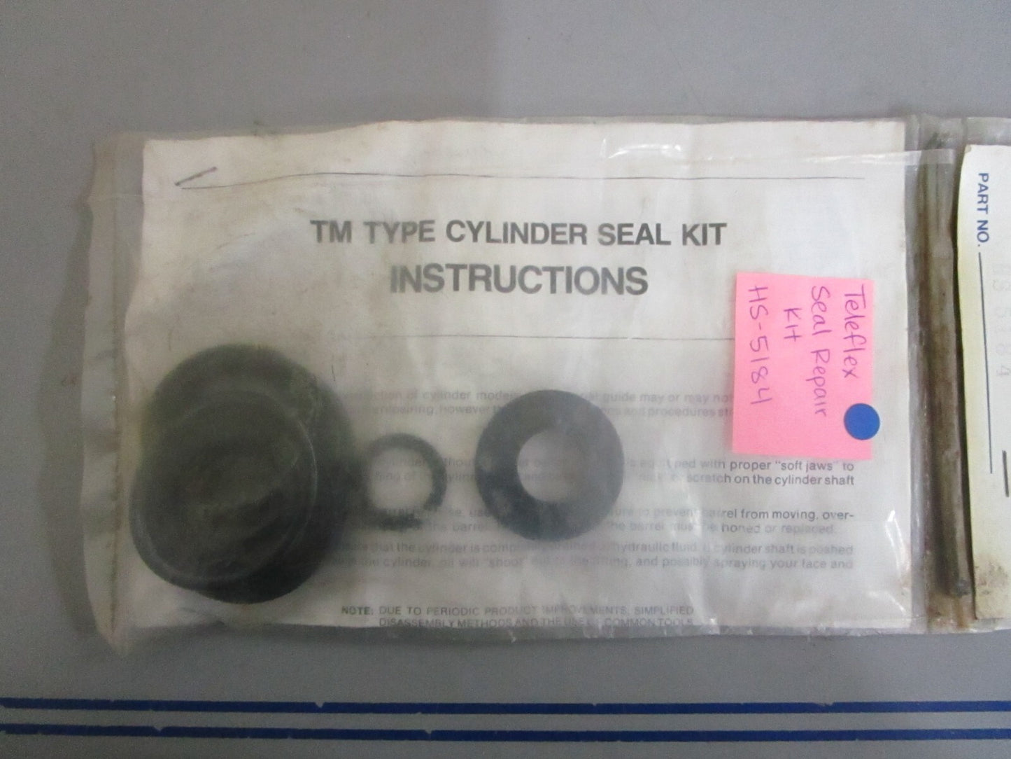 *NEW* 0820 Teleflex Seal Repair Kit HS-5184