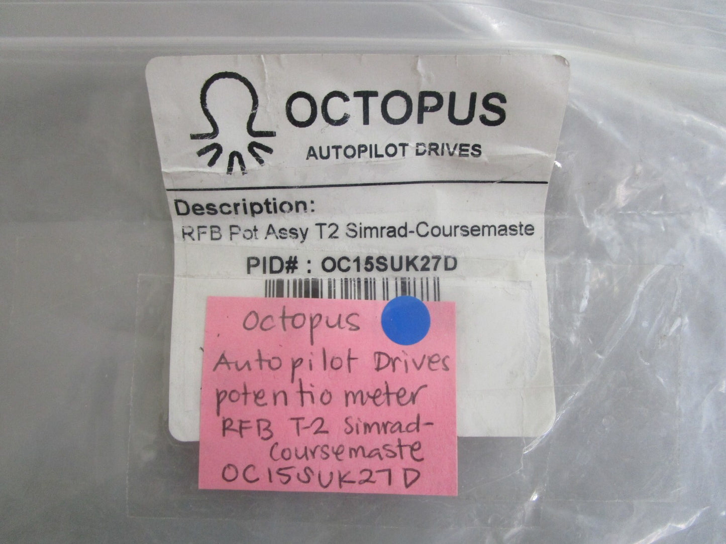*NEW* 0820 Octopus Autopilot Drives Rudder Potentiometer Module OC15SUK27D