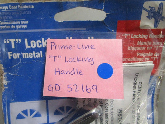 *NEW* 0810 Prime-Line "T" Locking Handle GD 52169