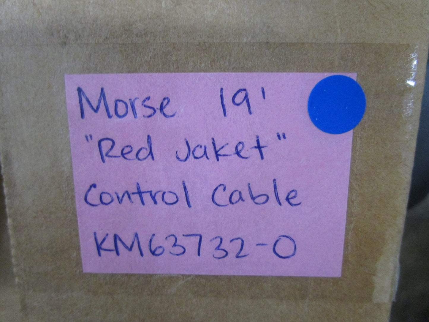 *NEW* 0820 Morse 19' "Red Jaket" Control Cable KM63732-0