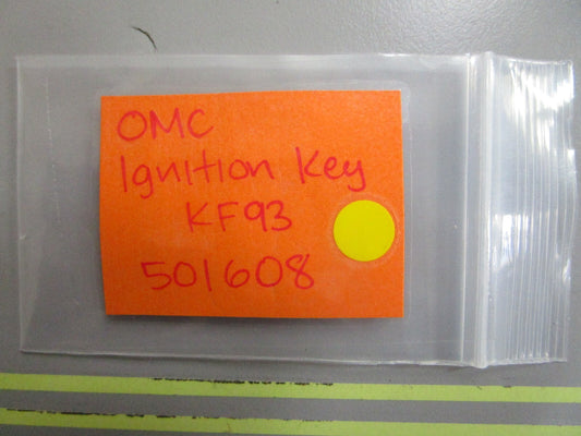 *NEW OEM* 0810 OMC Johnson Evinrude Ignition Key KF93 501608 0501608