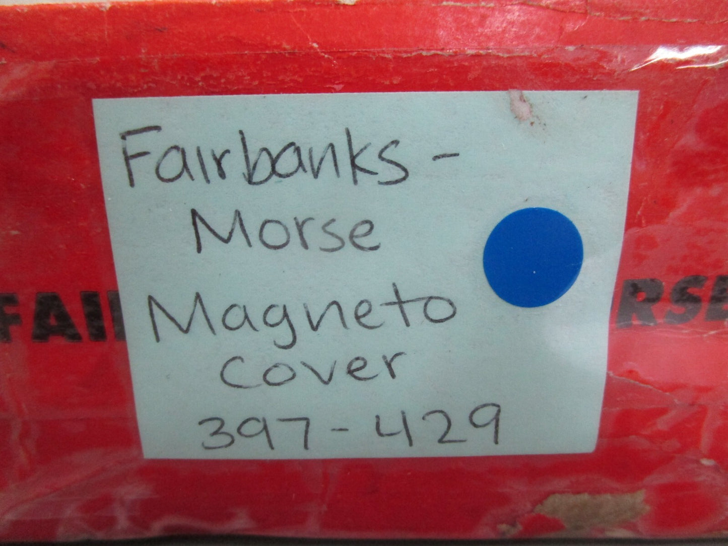 *NEW* 0820 Fairbanks-Morse Magneto Cover 397-429