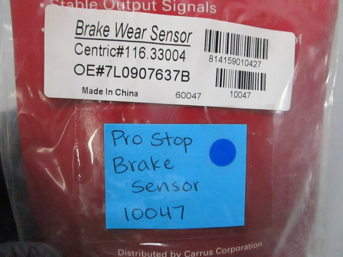 *NEW* 0810 Pro Stop Brake Sensor 10047