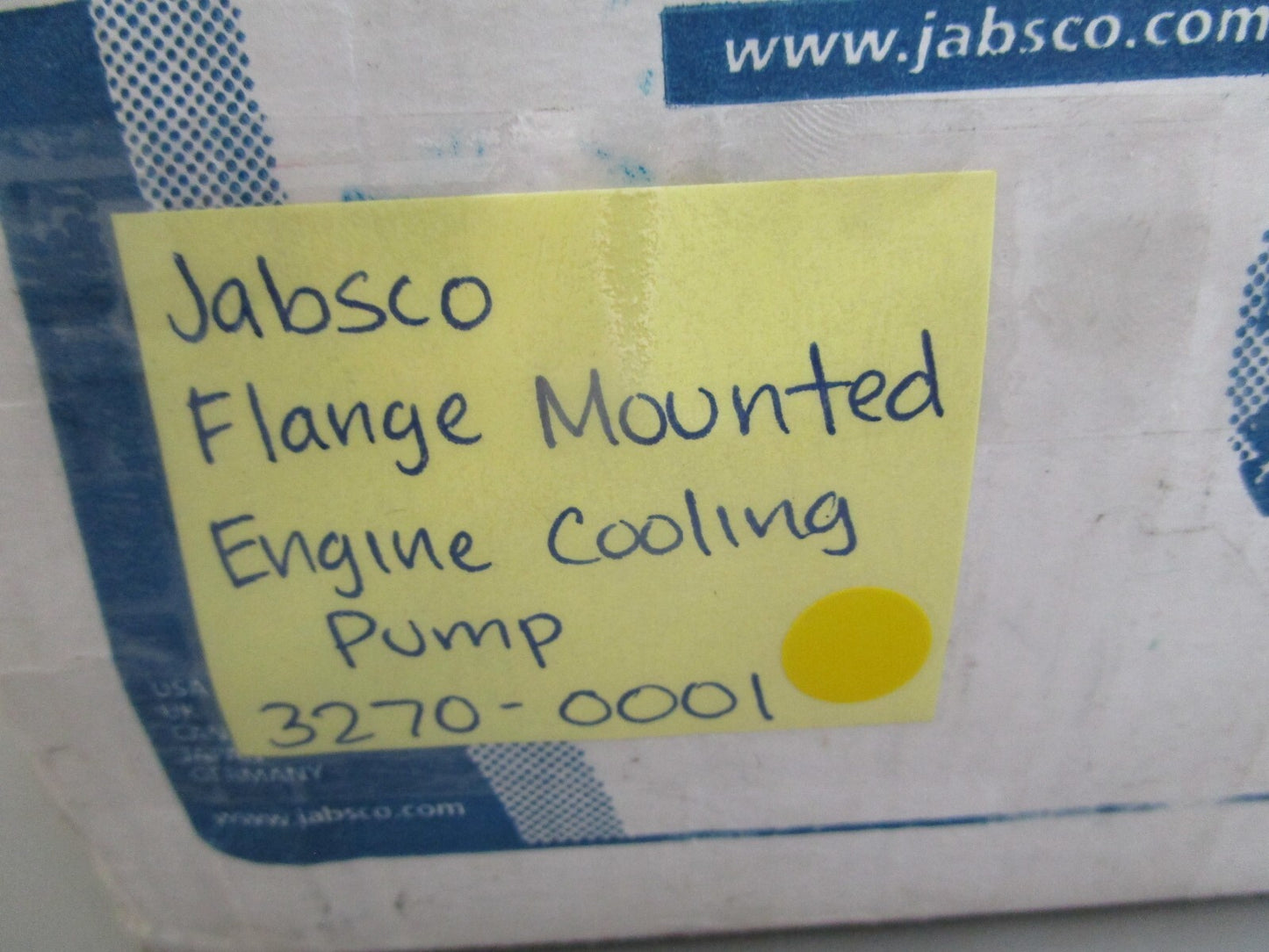 *NEW* 0820 Jabsco Flange Mounted Engine Cooling Pump 3270-0001