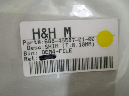 *NEW OEM* 0810 Yamaha (T:0.10MM) Shim 688-45587-01-00