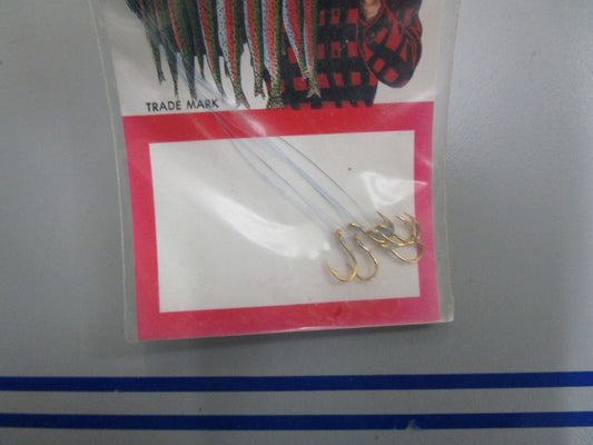 *NEW* 0770 Eagle Claw Size 10 Snelled Fish Hooks NO.73