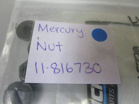 *NEW OEM* (LOT OF 4) 0810 Mercury Quicksilver Nut 11-816730