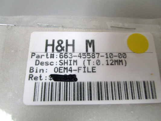 *NEW OEM* 0750 Yamaha SHIM T:0.12MM 663-45587-10-00
