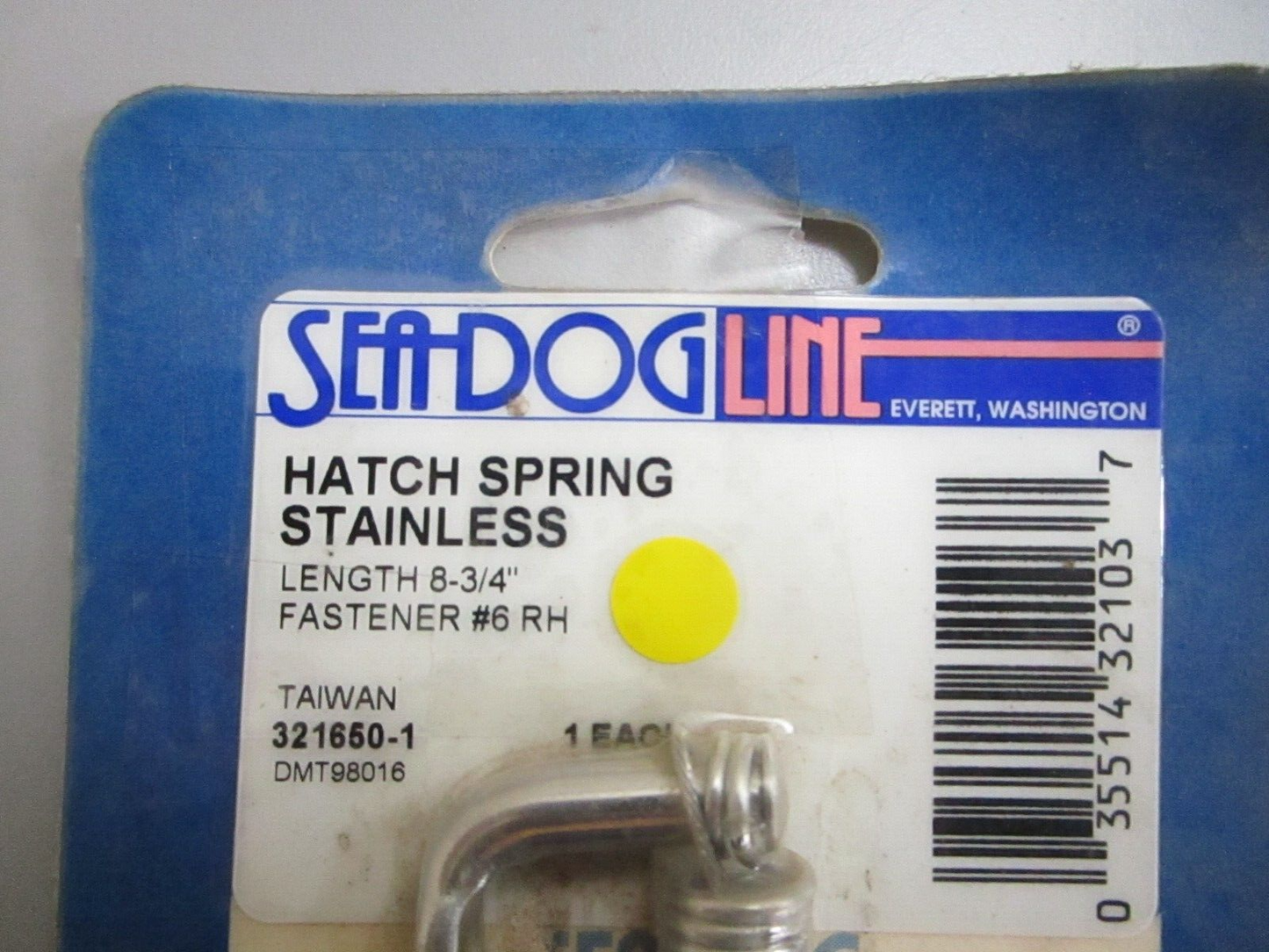 *NEW* 0750 Sea Dog HATCH SPRING STAINLESS 321660-1
