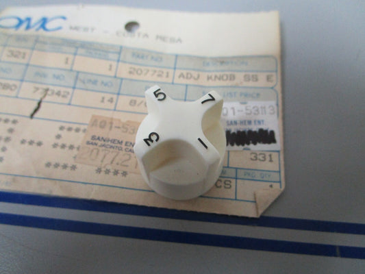 *NEW OEM* 0810 OMC Johnson Evinrude Adjustment Knob 207721 0207721