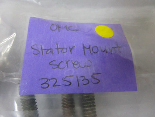 *NEW OEM* (LOT OF 2) 0810 OMC Johnson Evinrude Stator Mount Screw 325135 0325135