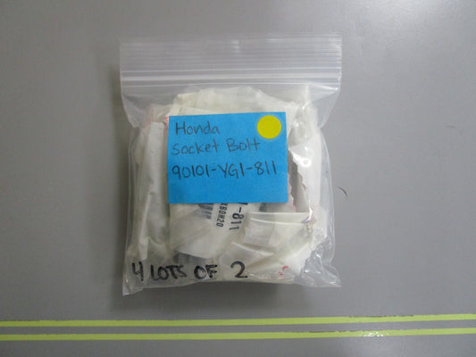 *NEW OEM* (LOT OF 2) 0810 Honda Socket Bolt 90101-YG1-811