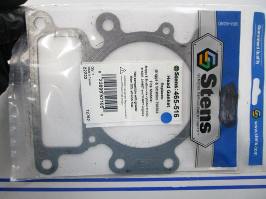 NEW 465-516 Replaces: Briggs & Stratton 796584 Stens Head Gasket 0810
