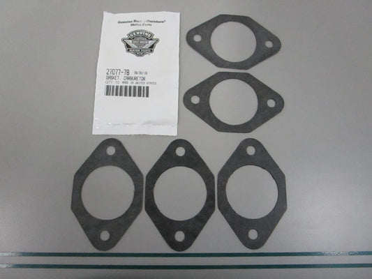 NEW OEM (LOT OF 5) 27077-78 Harley Davidson Carburetor Gasket 0810