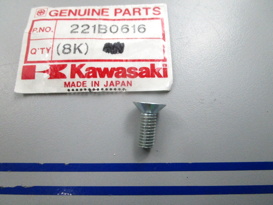NEW OEM Kawasaki 221B0616 6 x 16 Head Screw 0810