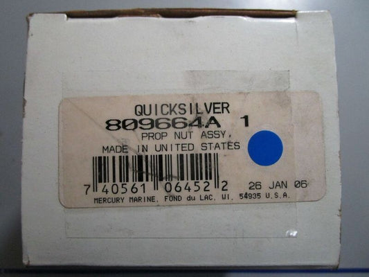 *NEW OEM* 0770 Mercury Quicksilver Propeller Nut Assembly 809664A1