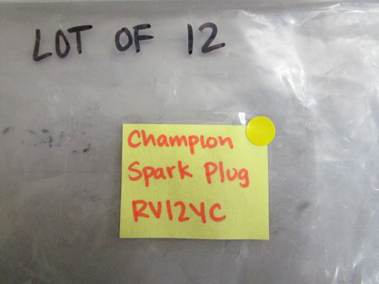 *NEW* (LOT OF 12) 0810 Champion Spark Plug RV12YC